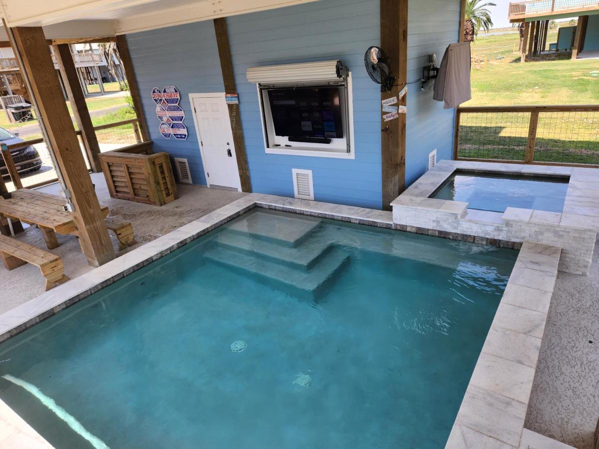 Beach Sands 1 New Build Private Pool-Hut Tub Villa Bolivar Peninsula Exterior photo