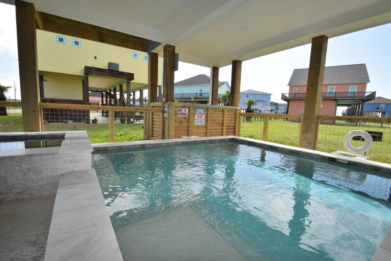 Beach Sands 1 New Build Private Pool-Hut Tub Villa Bolivar Peninsula Exterior photo