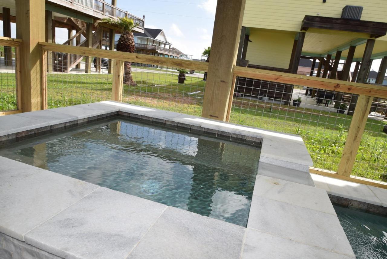 Beach Sands 1 New Build Private Pool-Hut Tub Villa Bolivar Peninsula Exterior photo