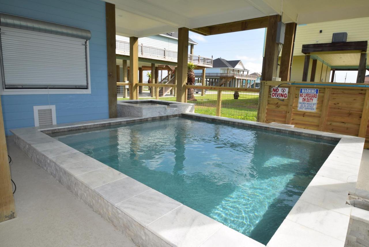 Beach Sands 1 New Build Private Pool-Hut Tub Villa Bolivar Peninsula Exterior photo