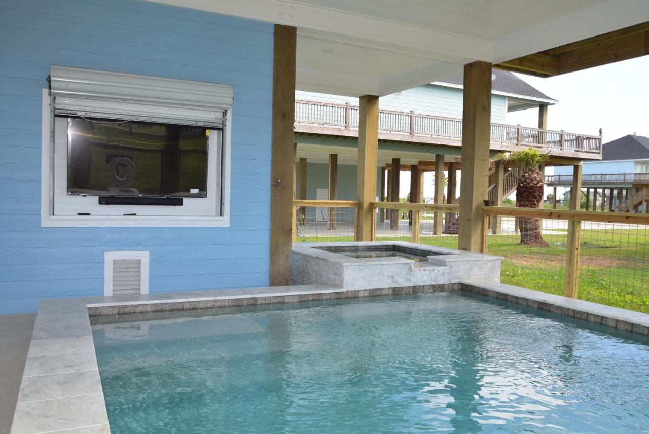 Beach Sands 1 New Build Private Pool-Hut Tub Villa Bolivar Peninsula Exterior photo